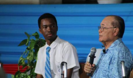 Students stirred by call to persevere