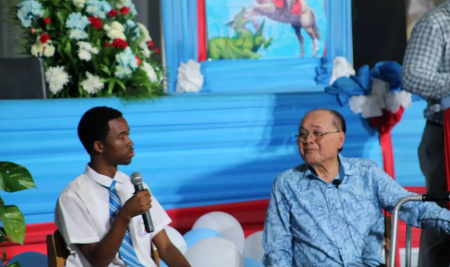 Wong gifts alma mater St George’s College with words of wisdom, $40m gym