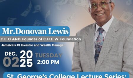 Mr. Donovan Lewis – St. George’s College Lecture Series